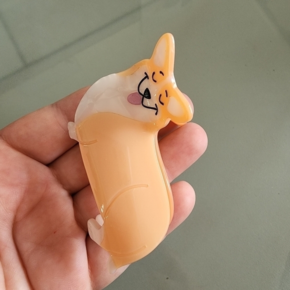 NEW Corgi Dog Animal Hair Claw Clip - Picture 5 of 13